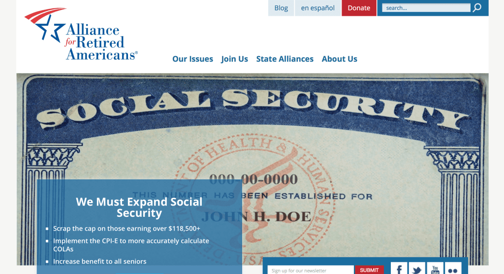 Retired Americans: Multisite WordPress