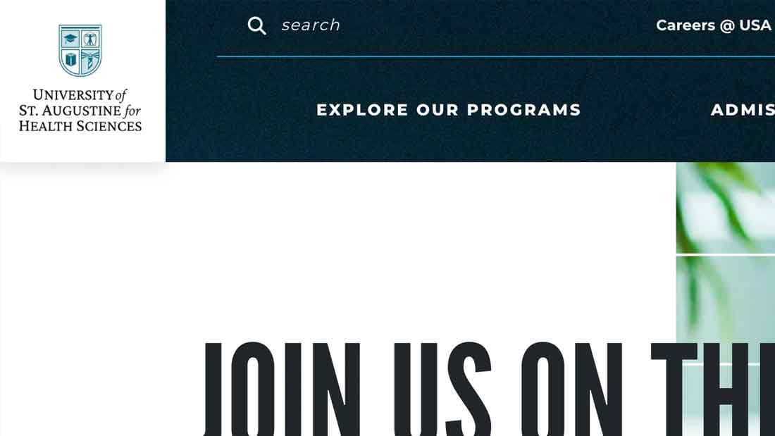 USA.edu: Higher education WordPress site designed to drive leads